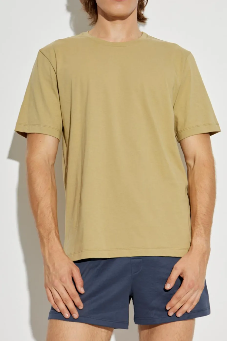Hanro ZIELONY T-shirt z krótkimi rękawami