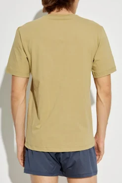 Hanro ZIELONY T-shirt z krótkimi rękawami