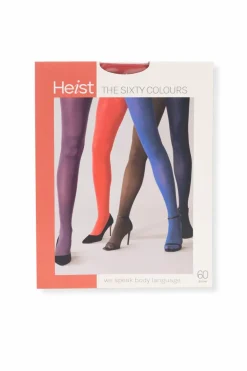 Heist Studios CZERWONY Rajstopy `The Sixty Opaque`