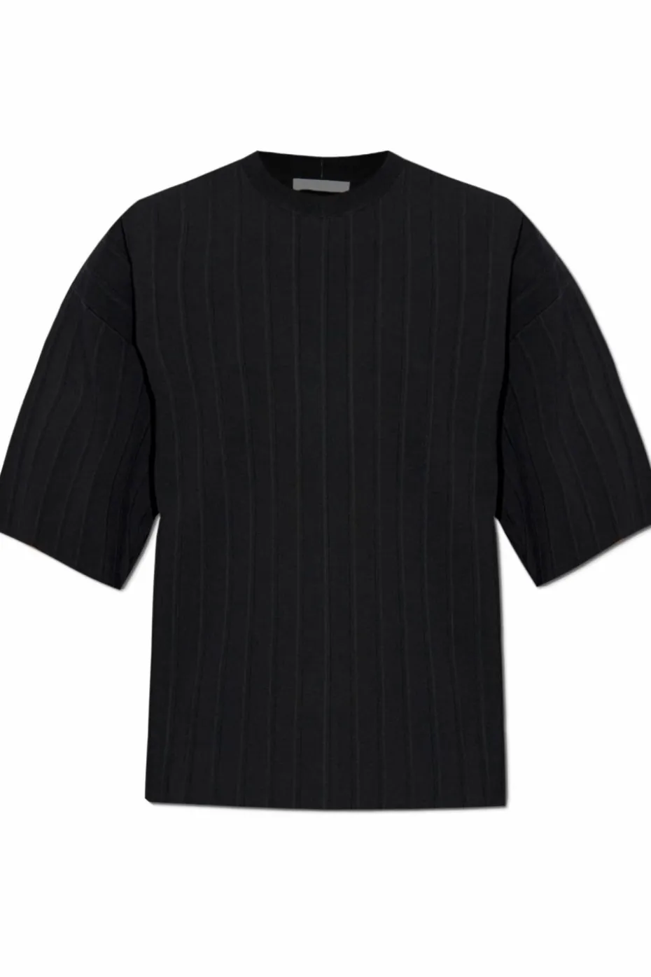 Helmut Lang CZARNY T-shirt z logo