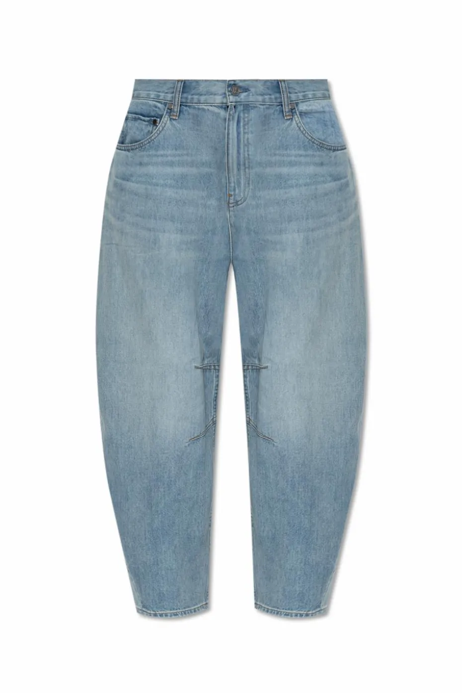 Helmut Lang jasnoniebieski Jeansy `Cocoon`