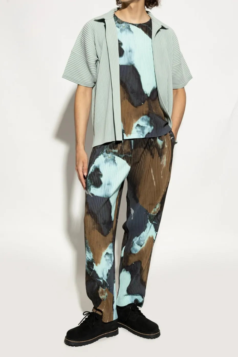 Homme Plissé Issey Miyake MULTIKOLOR Plisowane spodnie