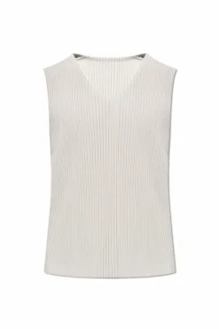 Homme Plissé Issey Miyake SZARY Plisowany top