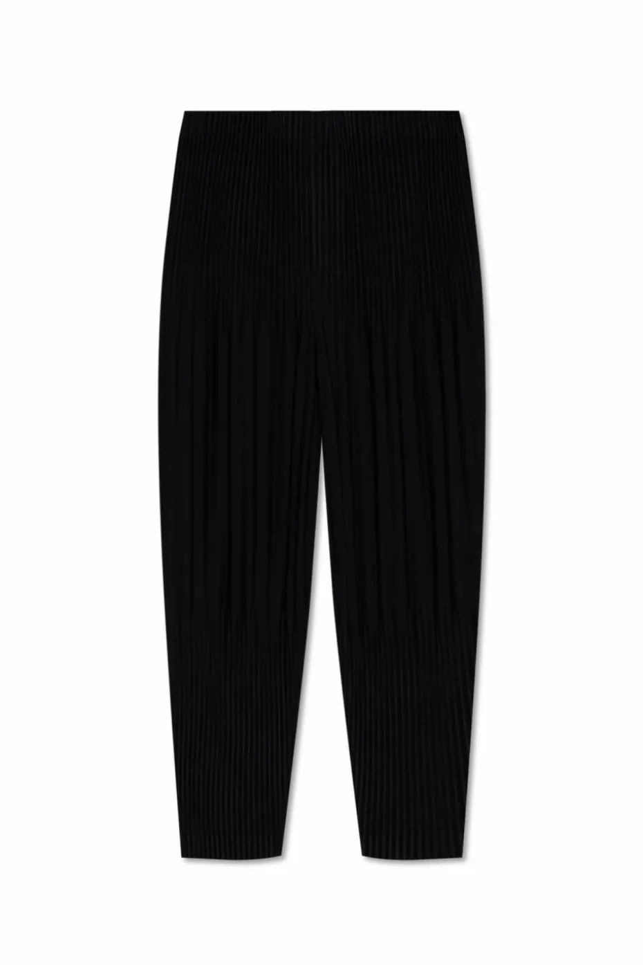 Homme Plissé Issey Miyake CZARNY Plisowane spodnie