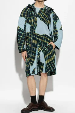 Homme Plissé Issey Miyake MULTIKOLOR Plisowane szorty