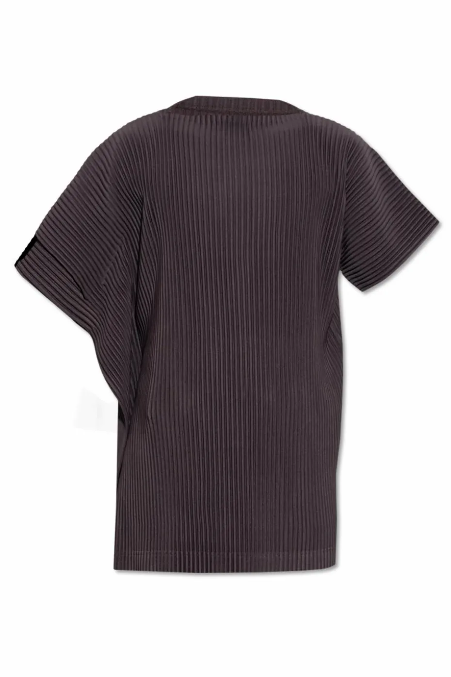 Homme Plissé Issey Miyake BRĄZOWY Plisowany t-shirt