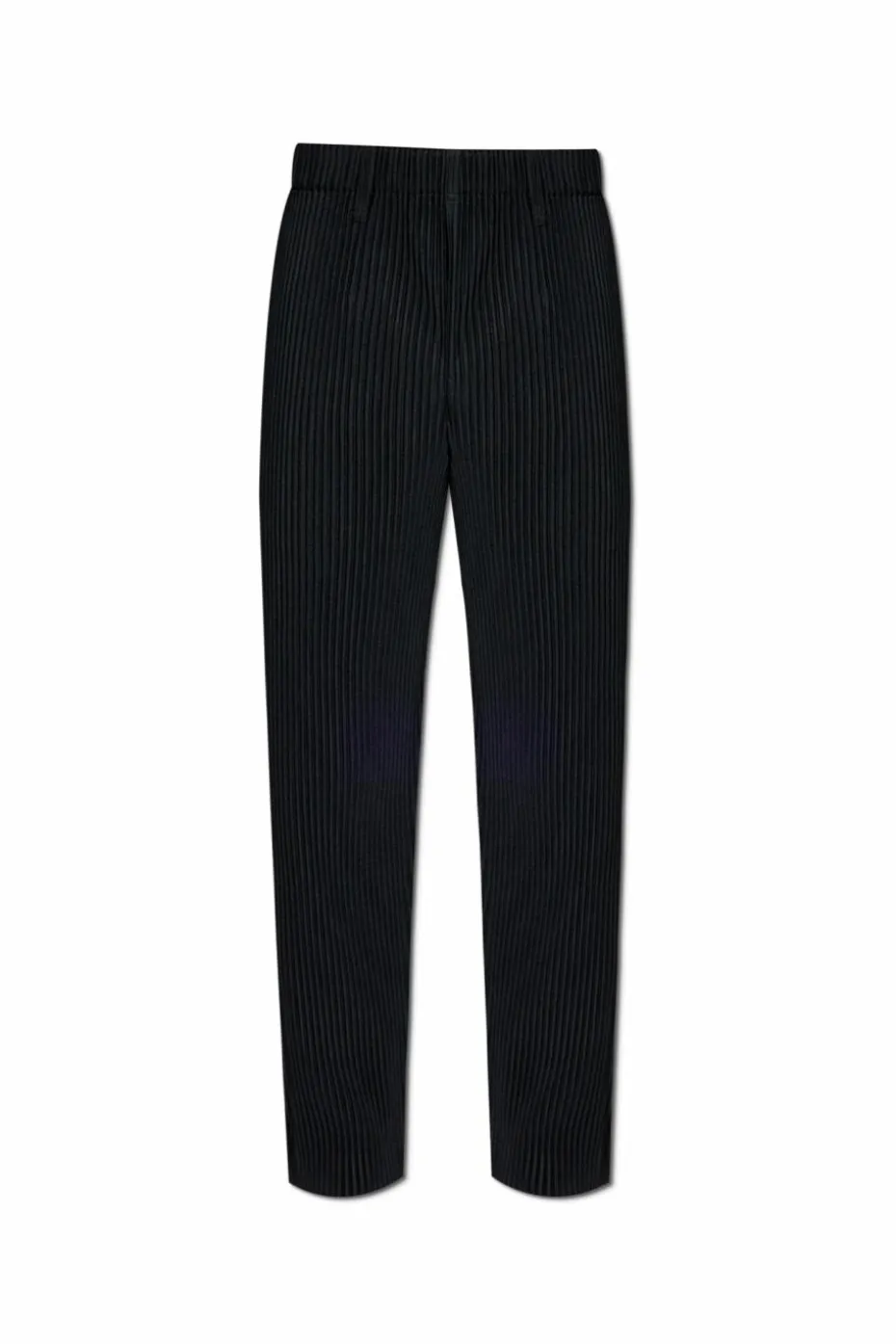 Homme Plissé Issey Miyake CZARNY Plisowane spodnie
