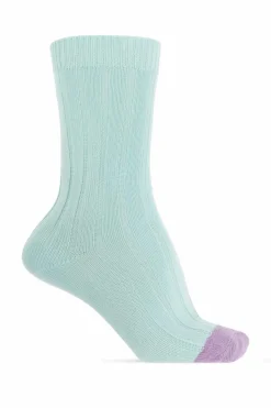 Homme Plissé Issey Miyake jasnoniebieski Skarpety z logo