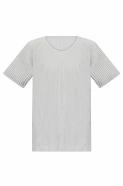Homme Plissé Issey Miyake SZARY Plisowany t-shirt