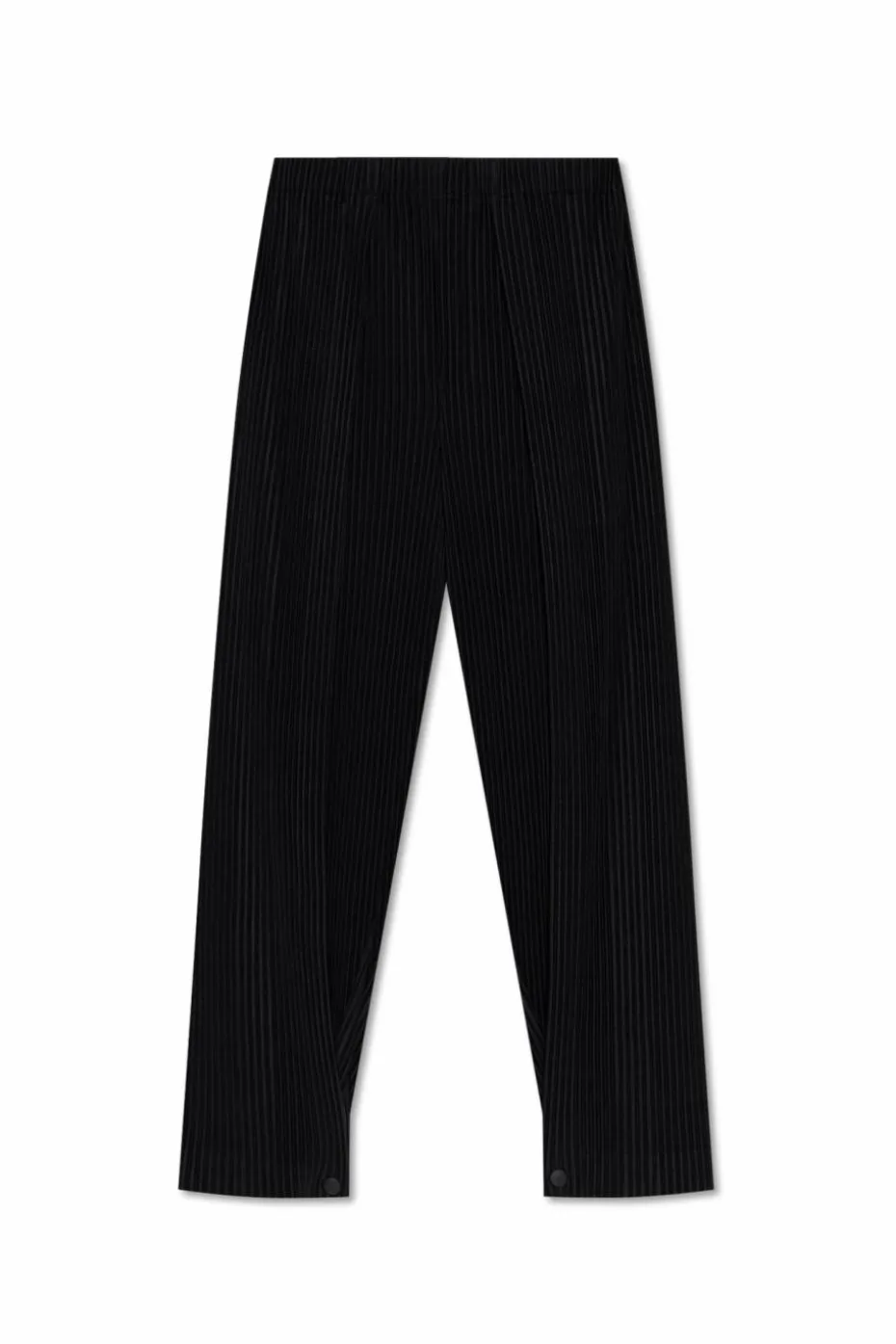 Homme Plissé Issey Miyake CZARNY Plisowane spodnie