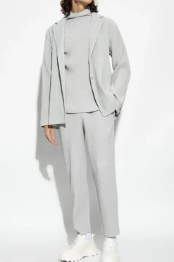 Homme Plissé Issey Miyake SZARY Plisowany golf