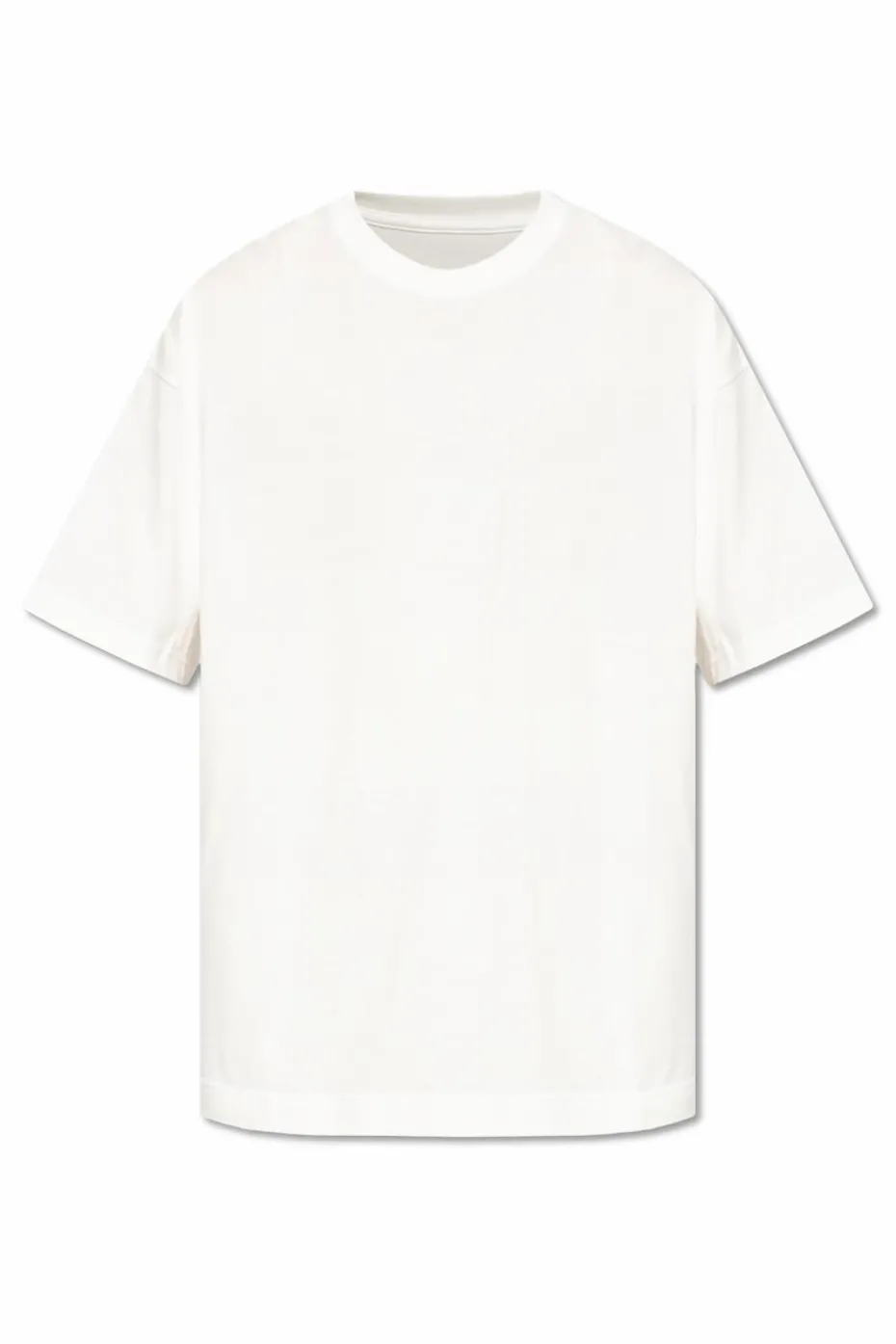 Homme Plissé Issey Miyake BIAŁY T-shirt z nadrukiem
