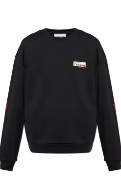Iceberg CZARNY Bluza z nadrukiem