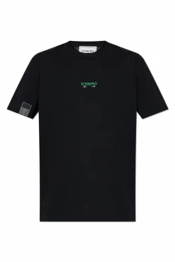 Iceberg CZARNY T-shirt z nadrukiem