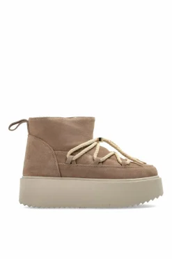 Inuikii beżowy Śniegowce `Classic Low Platform`