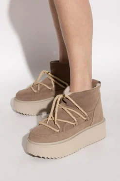 Inuikii beżowy Śniegowce `Classic Low Platform`