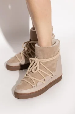Inuikii beżowy Śniegowce `Classic Wedge`