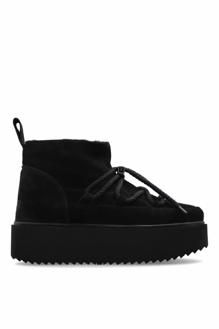 Inuikii CZARNY Śniegowce `Classic Low Platform`