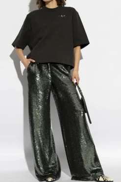 Iro CZARNY T-shirt `Chadie`