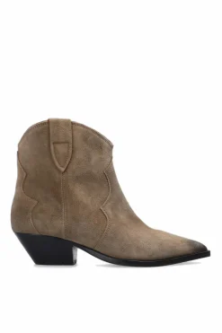 Isabel Marant beżowy Botki ‘Washed Iconic’