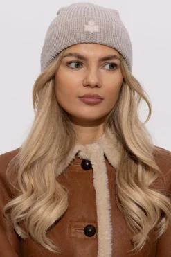 Isabel Marant beżowy Czapka `Bayle`