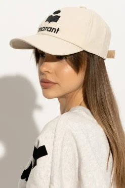 Isabel Marant beżowy Czapka z daszkiem