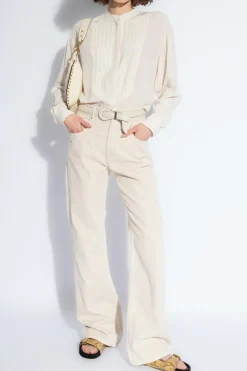 Isabel Marant beżowy Jeansy ‘Belvira’