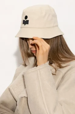 Isabel Marant beżowy Kapelusz ‘Haley’