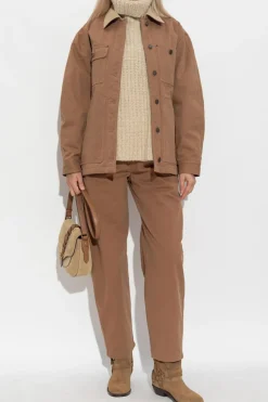 Isabel Marant BRĄZOWY Kurtka `Ninon`