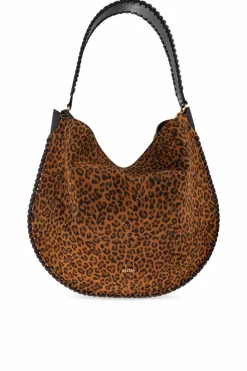 Isabel Marant BRĄZOWY Torba na ramię `Oskan Hobo`