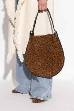 Isabel Marant BRĄZOWY Torba na ramię `Oskan Hobo`