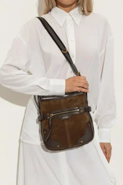 Isabel Marant BRĄZOWY Torba na ramię `Sierra Small`