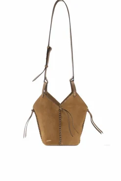Isabel Marant BRĄZOWY Torba na ramię `Tampa Mini`
