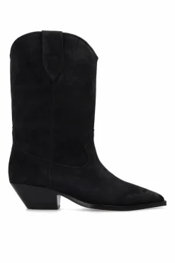 Isabel Marant CZARNY Botki ‘Washed Iconic’