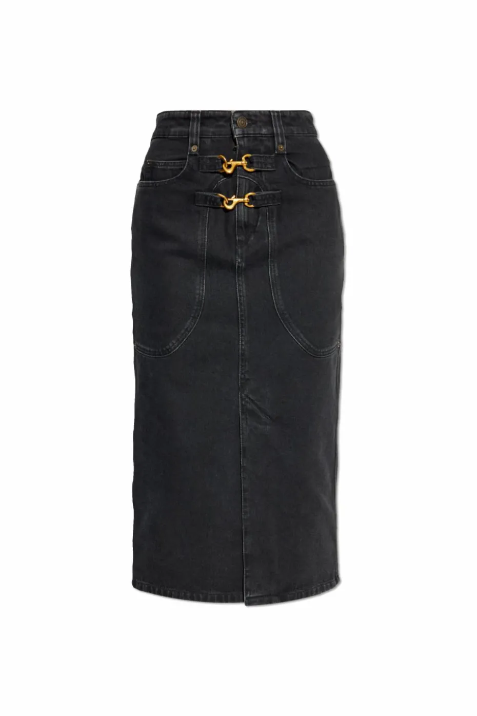 Isabel Marant CZARNY Jeansowa spódnica `Pavina`