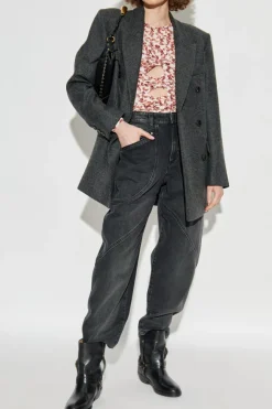 Isabel Marant CZARNY Jeansy `Catarina`