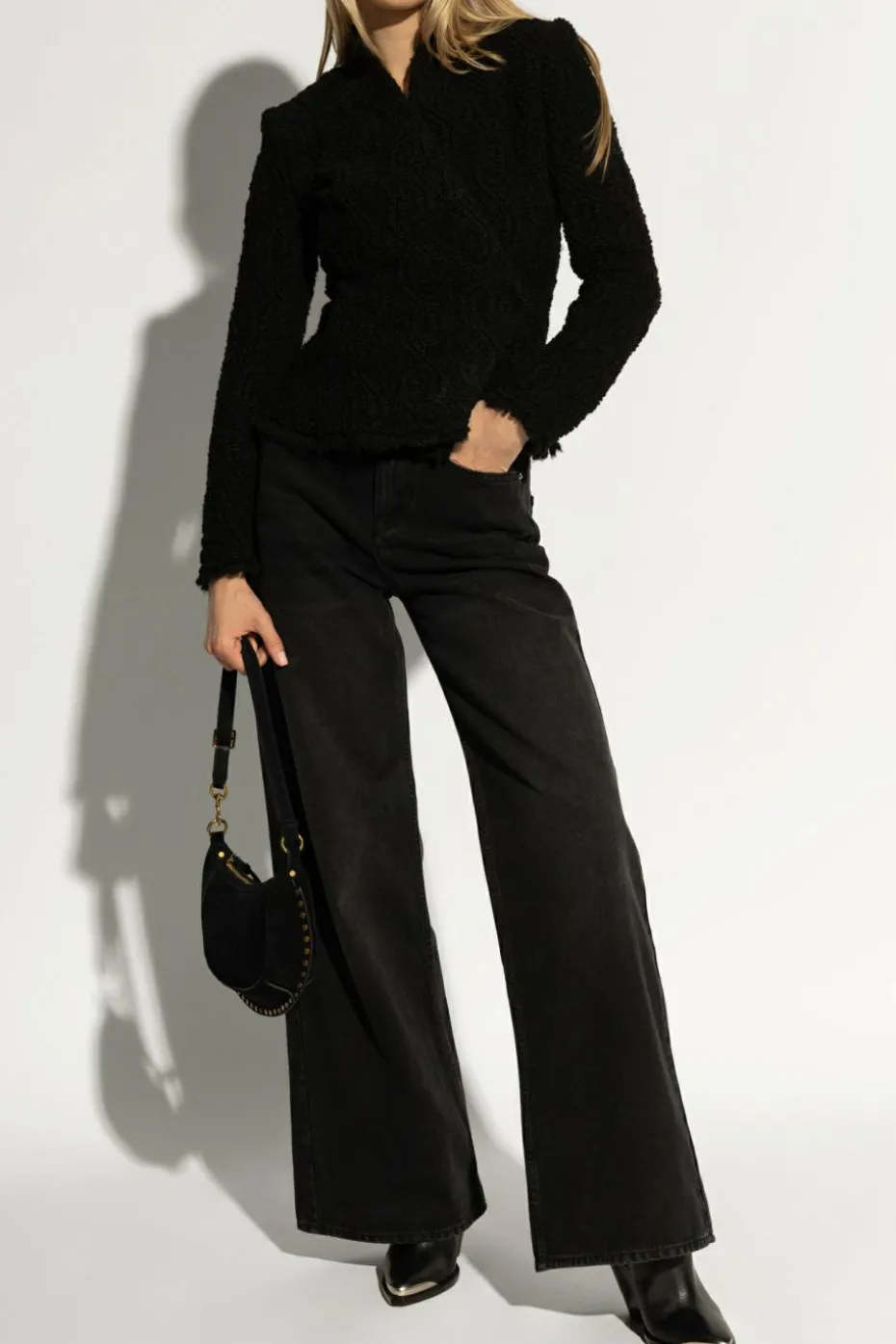 Isabel Marant CZARNY Jeansy `Lemony`