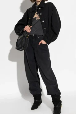Isabel Marant CZARNY Jeansy `Rodayna`