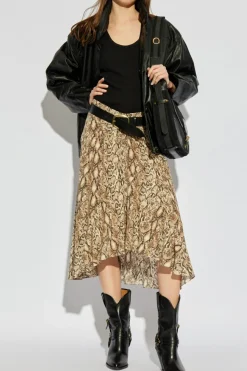 Isabel Marant CZARNY Prążkowany top `Thea`