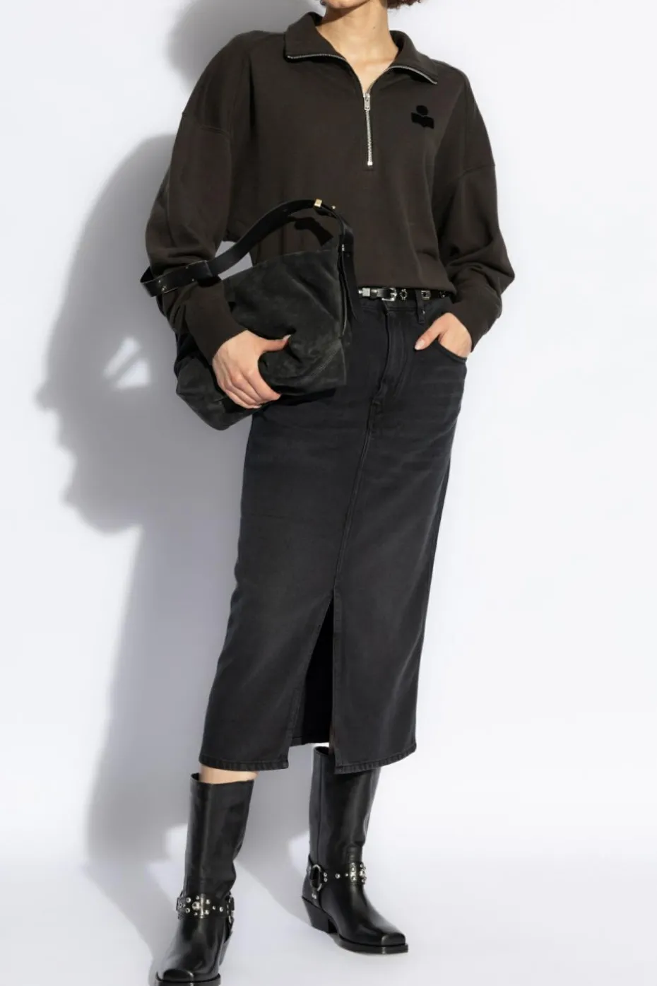 Isabel Marant CZARNY Spódnica `Tilauria`