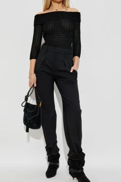Isabel Marant CZARNY Spodnie `Lisetta`