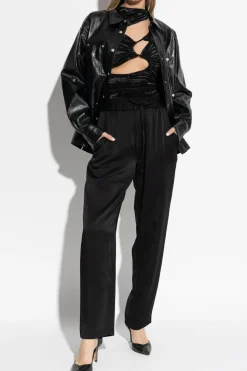 Isabel Marant CZARNY Spodnie `Kendry`