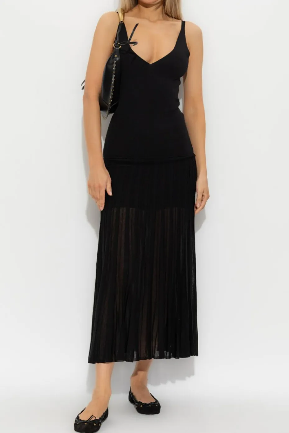 Isabel Marant CZARNY Sukienka `Velma`