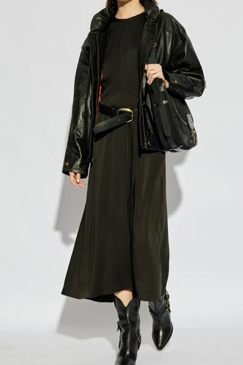 Isabel Marant CZARNY Sukienka `Keany`