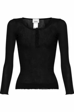 Isabel Marant CZARNY Top `Lamylic`
