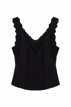 Isabel Marant CZARNY Top `Fradela`