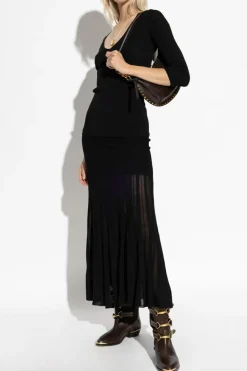 Isabel Marant CZARNY Top `Felicia`