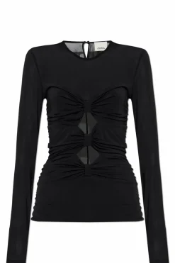 Isabel Marant CZARNY Top `Gladice`