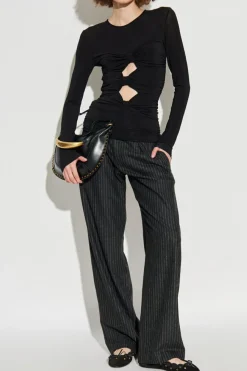 Isabel Marant CZARNY Top `Gladice`
