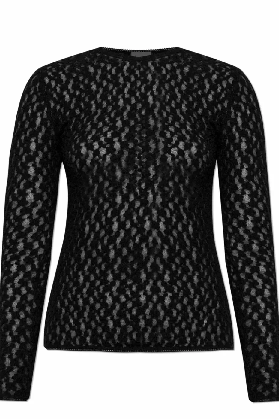Isabel Marant CZARNY Top `Gaelle` z długimi rękawami